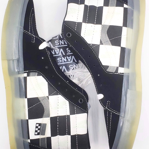 Vans Skate Sk8-Hi Glow-In-The-Dark Skate Shoes☆Men's Size 10.5 - Picture 5 of 11